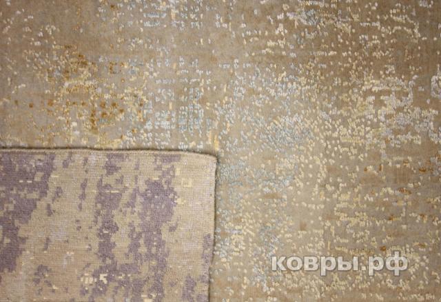 ковер ручной работы Индийский ковер ручной работы из шелка и шерсти 4.34x3.17 — фото 3