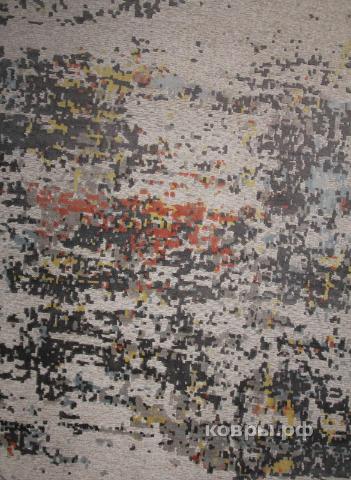 ковер ручной работы Индийский ковер ручной работы из шелка и шерсти 3.74x2.65 — фото 2