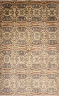 Шелковый Афганский ковер ручной работы Ikat (Икат) 2.41x1.74