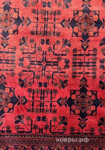 ковер ручной работы Афганский ковер ручной работы из шелка и шерсти Beljik (Белджик) 3.53x2.58 — фото 2