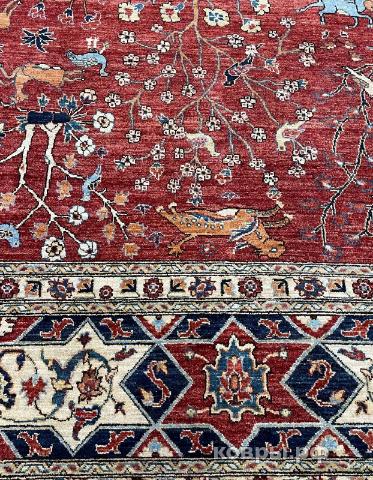 ковер ручной работы Шерстяной Афганский ковер ручной работы Bidjar (Биджар) 3.54x2.73 — фото 3