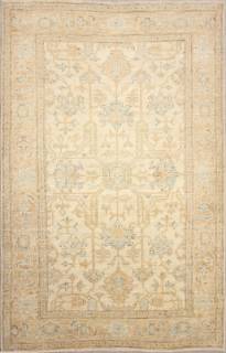 Шерстяной Афганский ковер ручной работы Сhoubi Ziegler (Чуби зиглер) 2.13x1.37