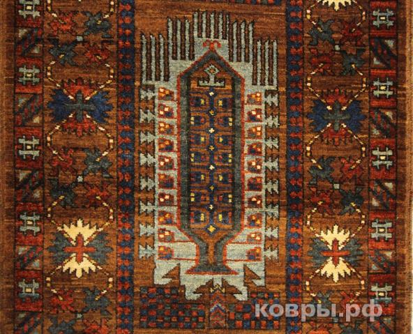 ковер ручной работы Шерстяной Афганский ковер ручной работы Temir Baluch (Темир Балуч) 2.65x0.77 — фото 3