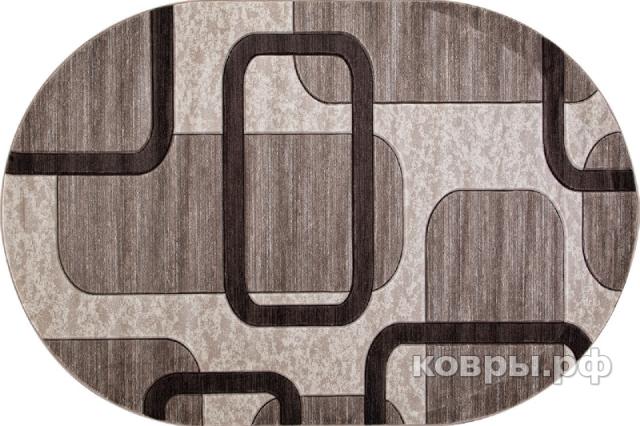 ковер MERINOS MEGA CARVING D465 BEIGE Овал