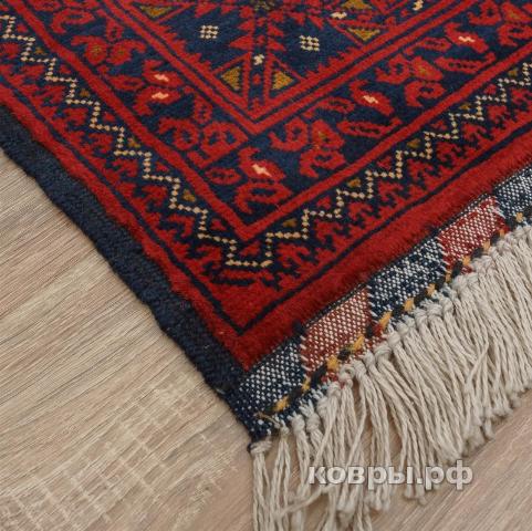 ковер ручной работы Пакистанский ковер ручной работы Афгани 1.01x1.44м — фото 4