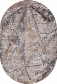 Ковер ARMINA 04022C GREY / BROWN Овал