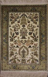 Шелковый Китайский ковер ручной работы 0.92x0.63