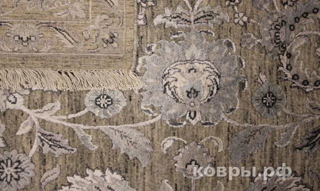 ковер ручной работы Индийский ковер ручной работы из шелка и шерсти 3.04x2.38 — фото 2