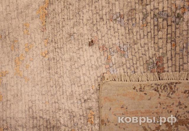 ковер ручной работы Индийский ковер ручной работы из шелка и шерсти 3.02x2 — фото 2