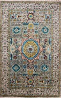 Шелковый Афганский ковер ручной работы Mamluk (Мамлук) 2.46x1.53