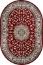 ковер Ковер MERINOS GAVANA d412 RED Овал
