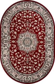 Ковер Merinos Ковер GAVANA d412 RED Овал Ковер Merinos Ковер GAVANA d412 RED Овал