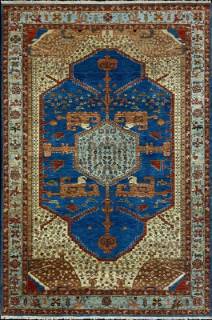 Шерстяной Индийский ковер ручной работы 1.85x2.76