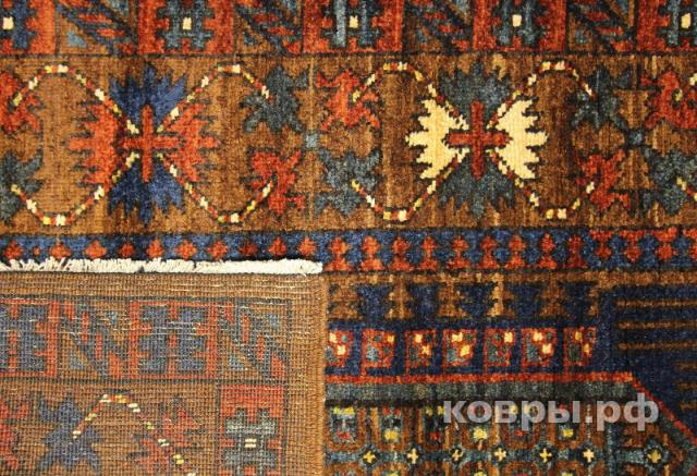 ковер ручной работы Шерстяной Афганский ковер ручной работы Temir Baluch (Темир Балуч) 2.65x0.77 — фото 4