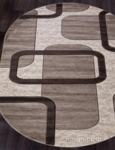 ковер MERINOS MEGA CARVING D465 BEIGE Овал — фото 2