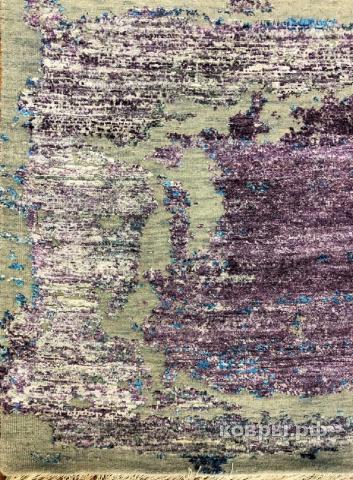 ковер ручной работы Индийский ковер ручной работы из шелка и шерсти 3.09x2.4 — фото 3