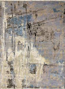 Индийский ковер ручной работы из шелка и шерсти 4.62x3.69