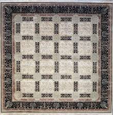 Шерстяной Индийский ковер ручной работы 3.78x3.77