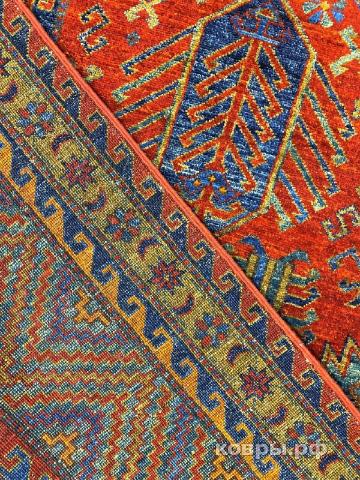 ковер ручной работы Шелковый Афганский ковер ручной работы Horasan (Хорасан) 4.22x3.1 — фото 3