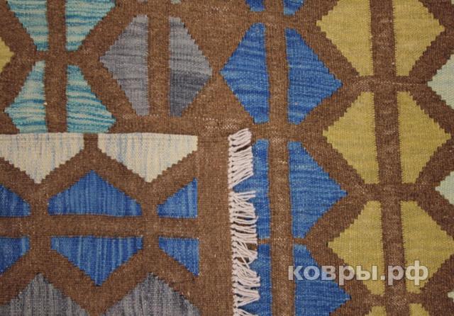 ковер ручной работы Шерстяной Афганский ковер ручной работы Kilim (Килим) 2.32x1.75 — фото 3