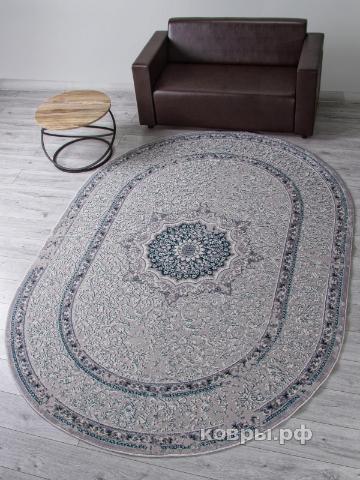 ковер Ковер MERINOS PALERMO F294 GRAY Овал — фото 3