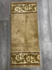 Коврик № 1859,бежевый,ращзмер 1,2 на 0,5 метра