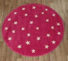 Ковер Funky Top Starf pink Круг Ковер Funky Top Starf pink Круг
