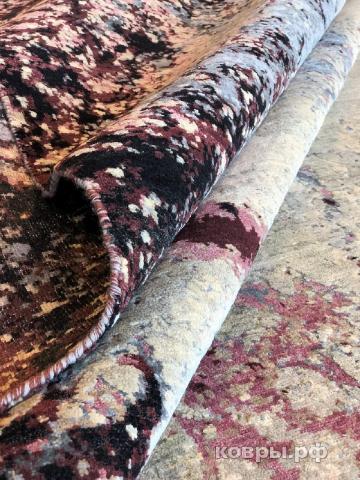 ковер ручной работы Индийский ковер ручной работы из шелка и шерсти 3.6x2.65 — фото 2