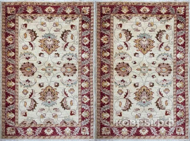 ковер ручной работы Шелковый Афганский ковер ручной работы Сhoubi (Чуби) 1.48x0.9 — фото 2