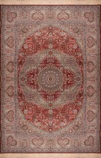 Шелковый Китайский ковер ручной работы 400 lines (400 линий) 2.77x1.86 Шелковый Китайский ковер ручной работы 400 lines (400 линий) 2.77x1.86