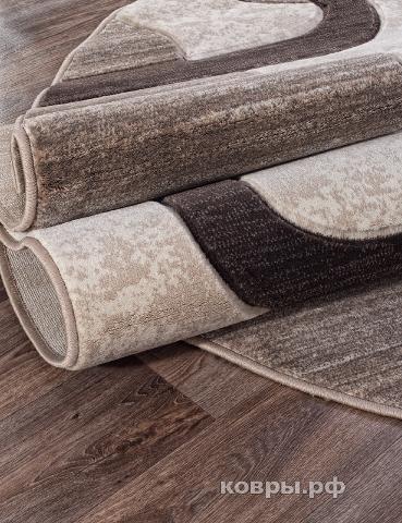 ковер MERINOS MEGA CARVING D465 BEIGE Овал — фото 3