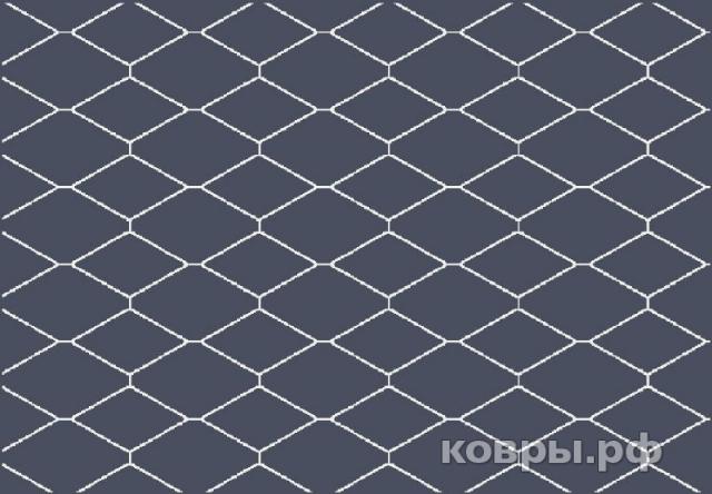 ковер Devos Caby Ambiance 81228 Navy-White