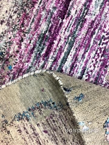 ковер ручной работы Индийский ковер ручной работы из шелка и шерсти 3.09x2.4 — фото 4