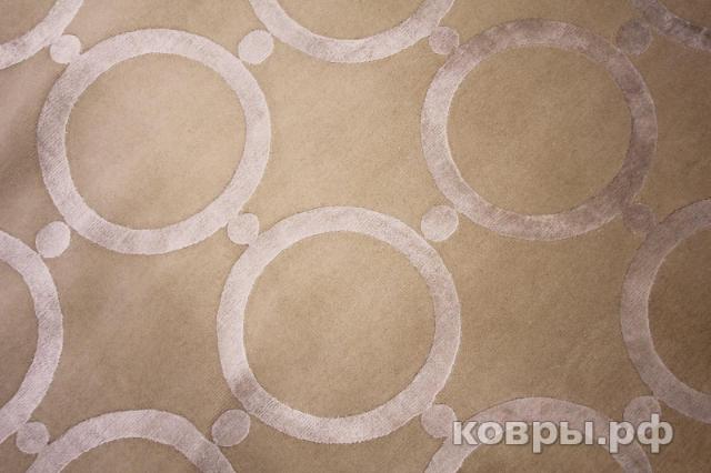 ковер ручной работы Индийский ковер ручной работы из шелка и шерсти 3.52x2.72 — фото 2