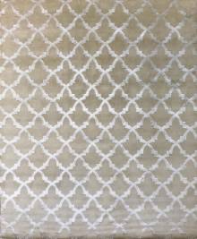 Индийский ковер ручной работы из шелка и шерсти 3.06x2.5