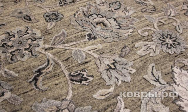 ковер ручной работы Индийский ковер ручной работы из шелка и шерсти 3.04x2.38 — фото 4