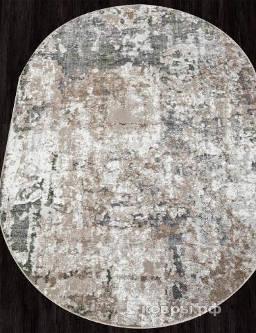 ковер Ковер ALPIN PARADIZE 01632A L.GREEN / BEIGE Овал — фото 2