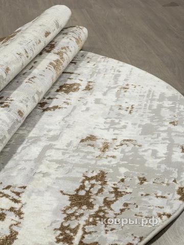 ковер Ковер MERINOS PALERMO F284 BEIGE-GREEN Овал — фото 4