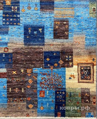 ковер ручной работы Шелковый Афганский ковер ручной работы Сhoubi (Чуби файн) 1.96x1.47 — фото 2