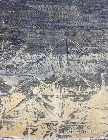 ковер ручной работы Шелковый Афганский ковер ручной работы Designer (Дизайнерский) 3.5x2.72 — фото 2