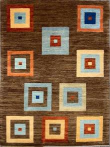 Шерстяной Афганский ковер ручной работы Modern (Модерн) 2.05x1.65