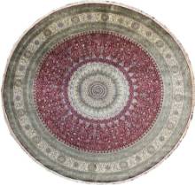 Шелковый Китайский ковер ручной работы Hereke (Хереке) 4x4 Шелковый Китайский ковер ручной работы Hereke (Хереке) 4x4