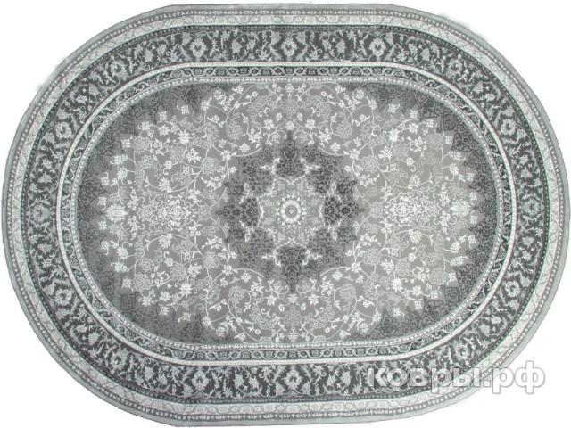ковер Ковер KARMEN HALI ARMINA GA007G GREY / GREY Овал