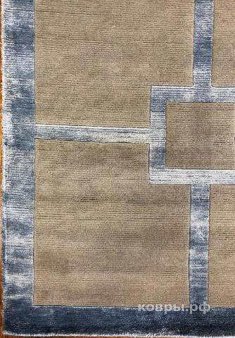 ковер ручной работы Индийский ковер ручной работы из шелка и шерсти 3.81x2.68 — фото 3