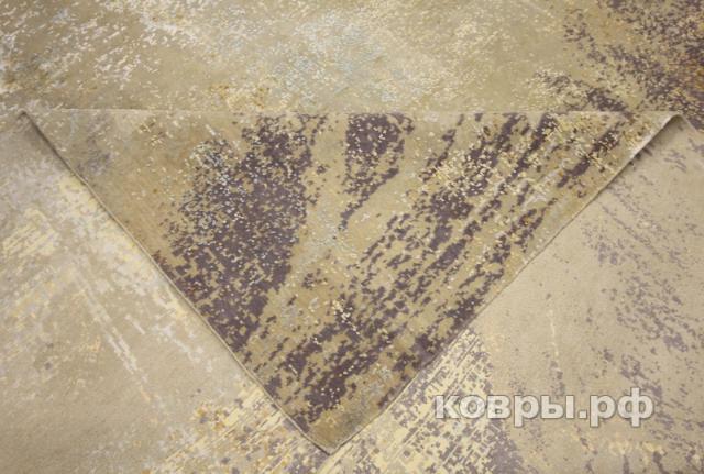 ковер ручной работы Индийский ковер ручной работы из шелка и шерсти 4.34x3.17 — фото 4