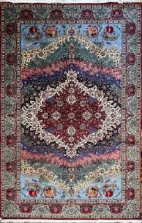 Шерстяной Иранский ковер ручной работы Tabriz (Табриз) 4.75x3