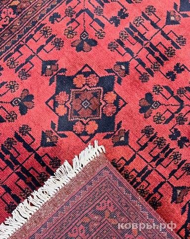 ковер ручной работы Афганский ковер ручной работы из шелка и шерсти Beljik (Белджик) 3.53x2.58 — фото 5