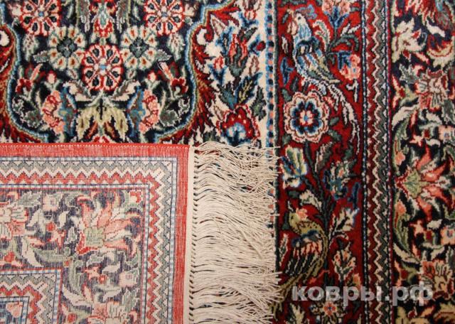 ковер ручной работы Шелковый Китайский ковер ручной работы Hereke (Хереке) 1.23x0.77 — фото 3