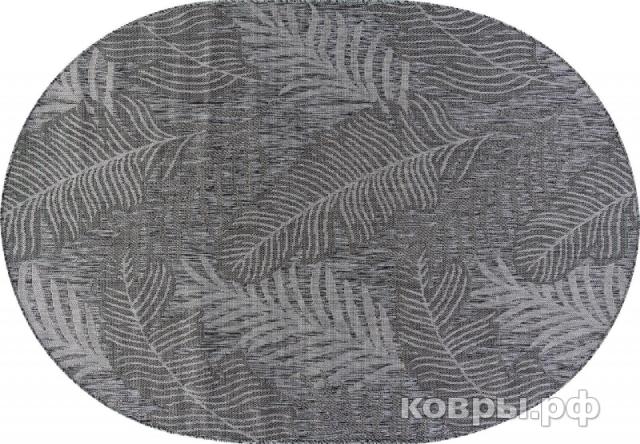 ковер Ковер MERINOS KAIR S132 DARK GRAY Овал