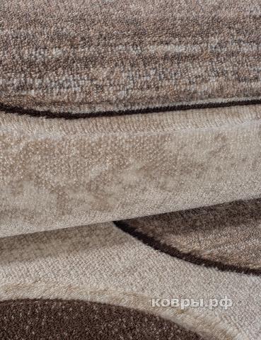 ковер MERINOS MEGA CARVING D465 BEIGE Овал — фото 4
